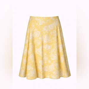 🌻NWT! Folio Yellow Floral Skirt